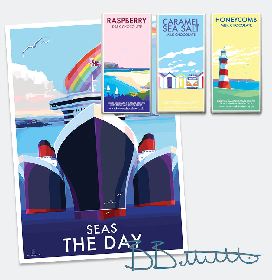 Seize the Day Coastal Artwork Print