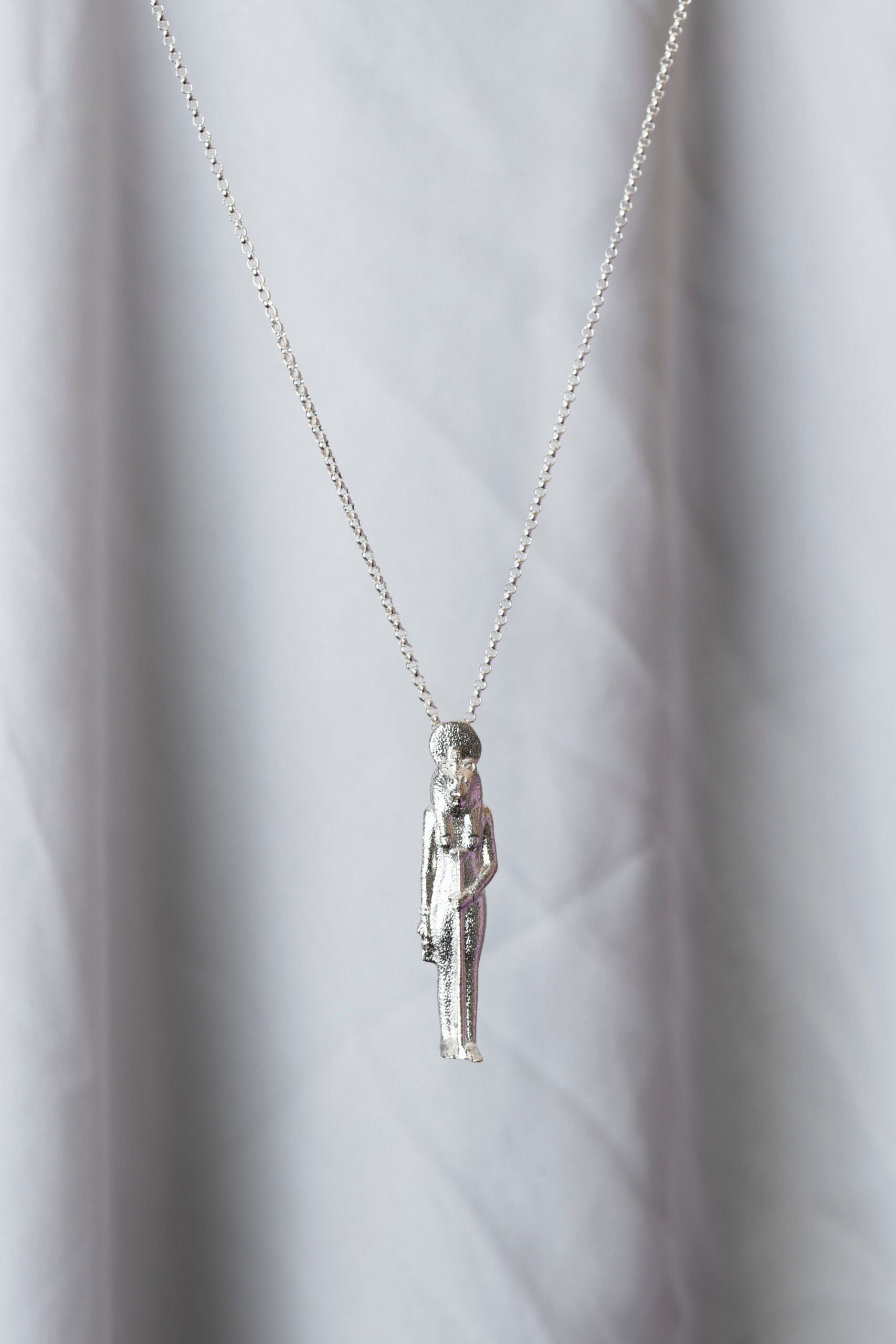 Sekhmet Necklace – Embrace Strength & Grace in Silver by New Vintage by Kriss at brixbailey.com