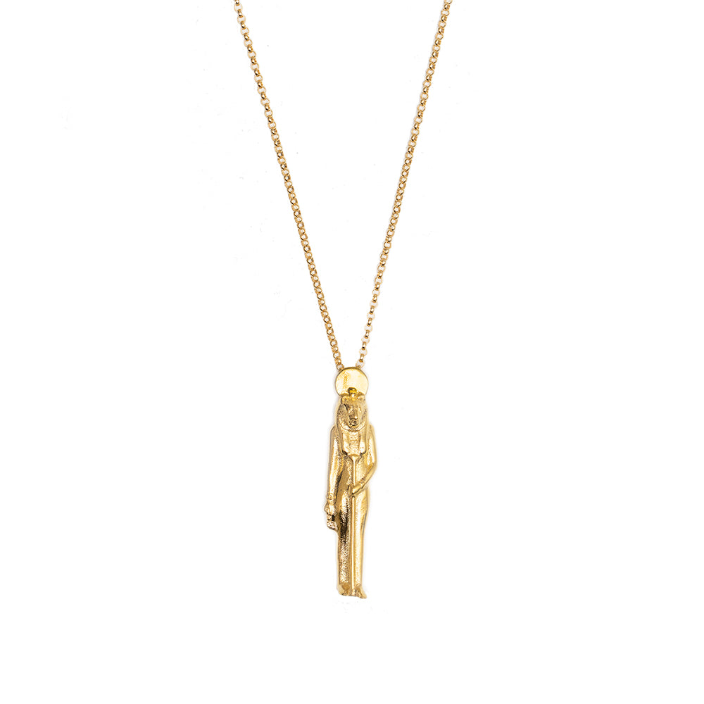 Sekhmet Necklace - Empowerment & Elegance in Silver or Gold by New Vintage by Kriss at brixbailey.com