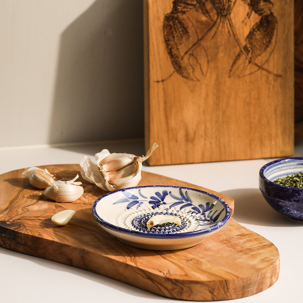 Olive Ceramic Garlic Grater
