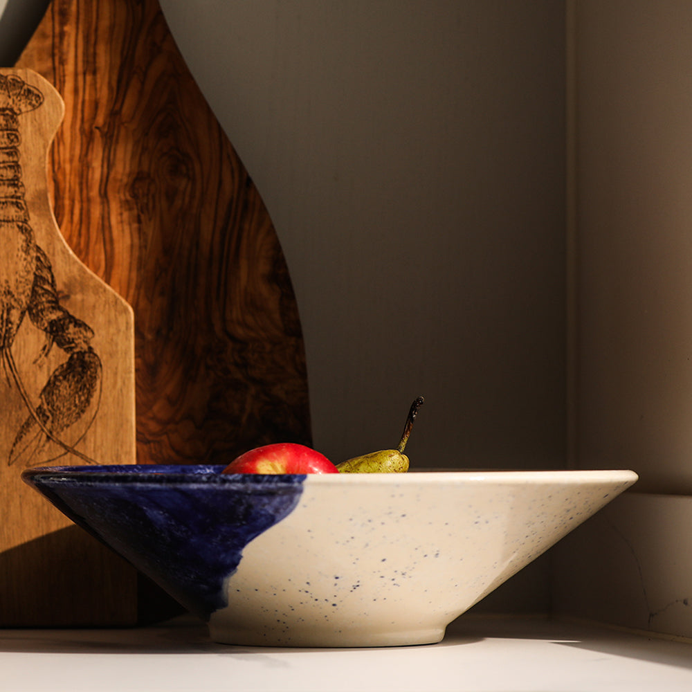 Wave Ceramic Serving Bowl - Large