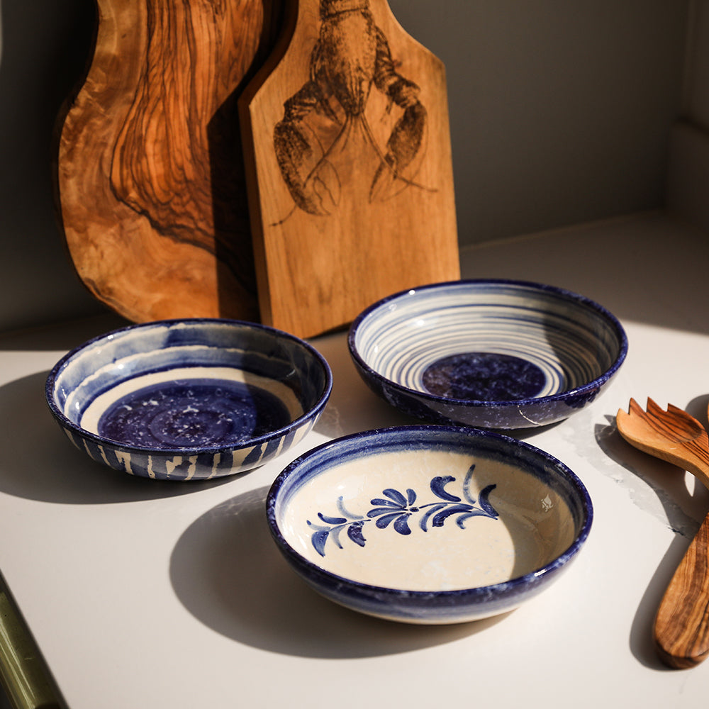 Olive Ceramic Serving Bowl - Medium