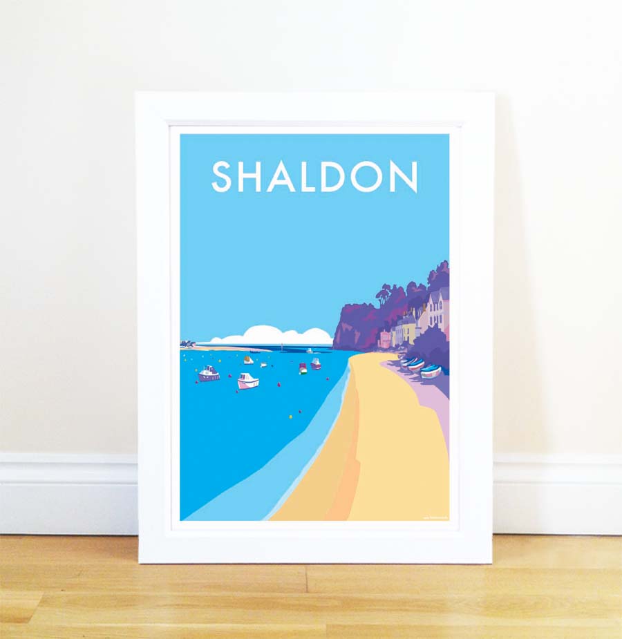 Shaldon Vintage Travel Poster