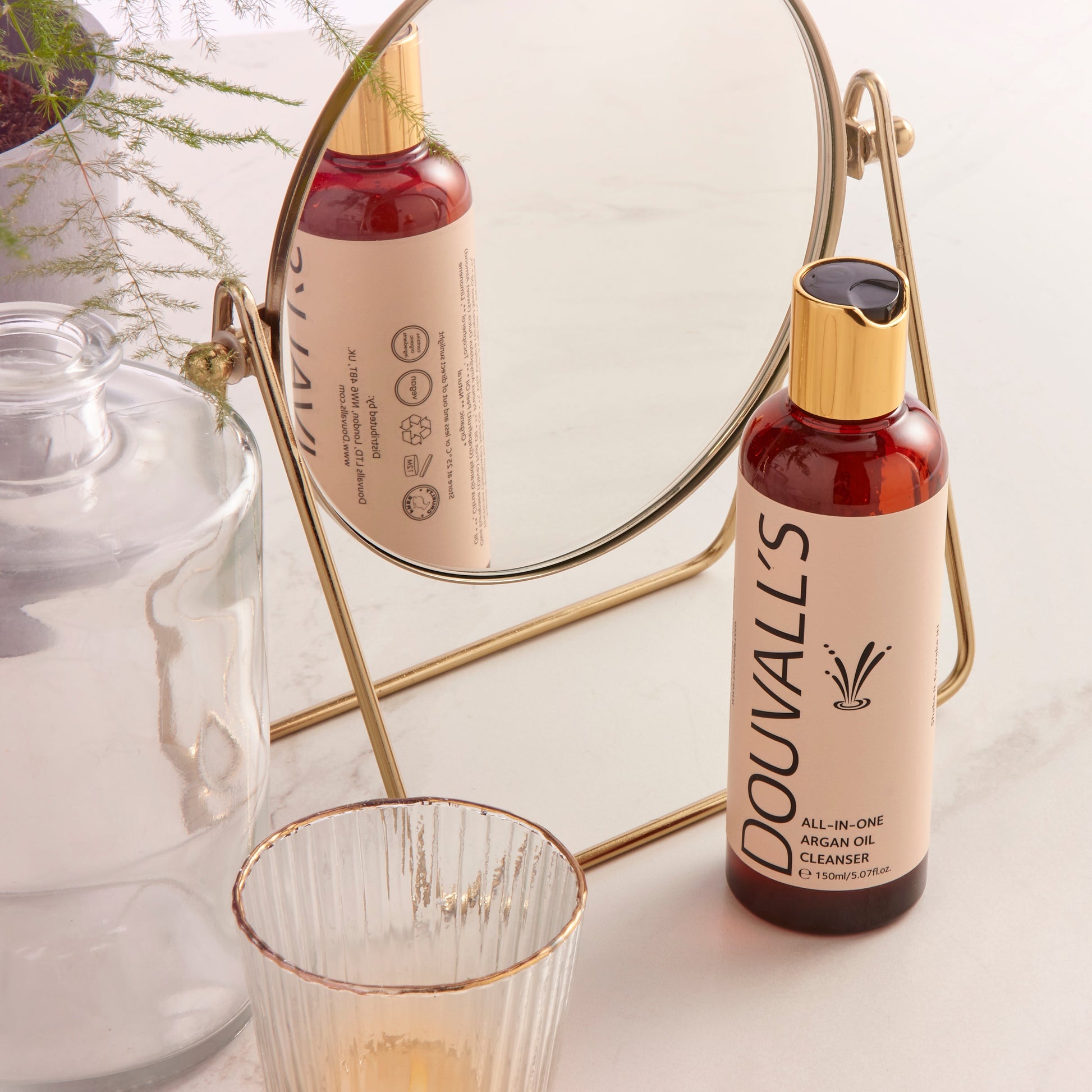Organic Argan Oil Cleanser 150ml Deep Cleansing and Makeup Remover