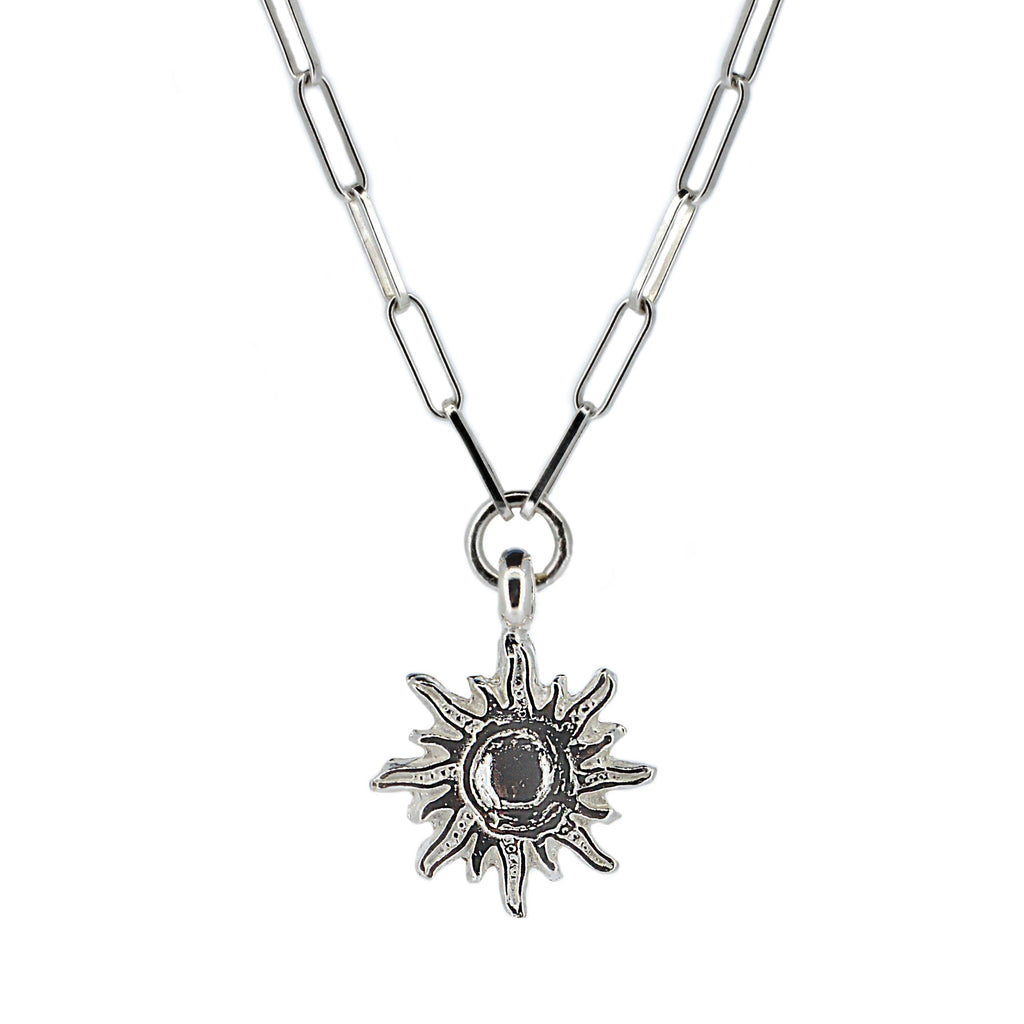 Sun of Hope Sterling Silver Necklace