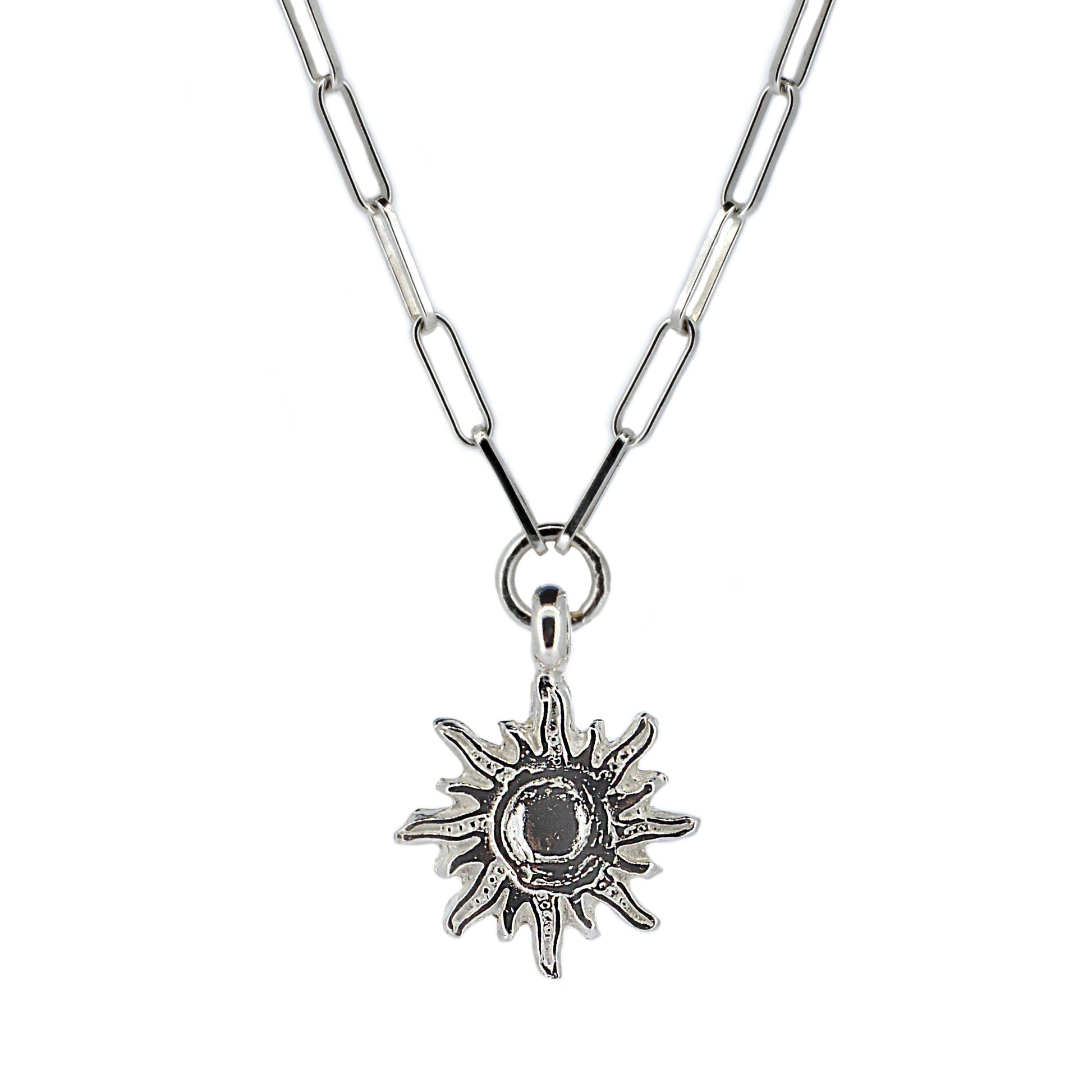 Sun of Hope Sterling Silver Necklace