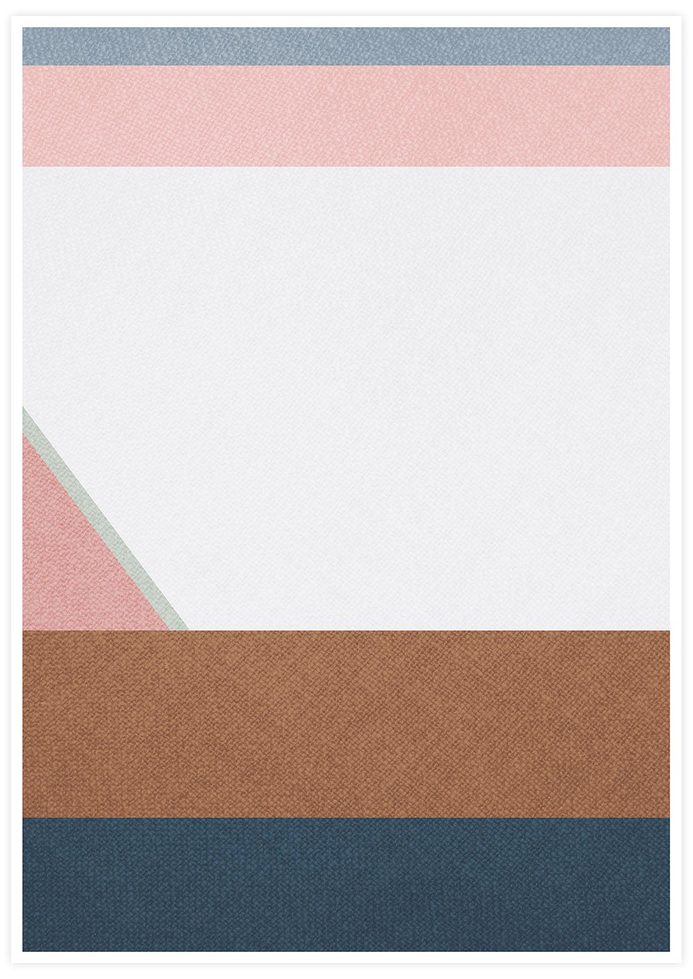 Soul Neutral Geometric Wall Print