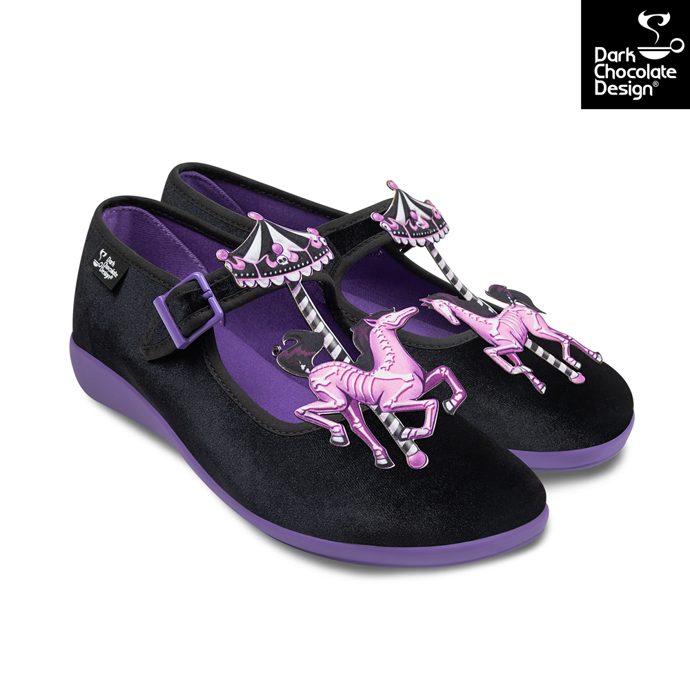 Spectral Ride Gothic Carousel Mary Jane Flats