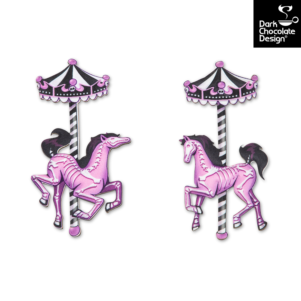 Spectral Ride Gothic Carousel Mary Jane Flats