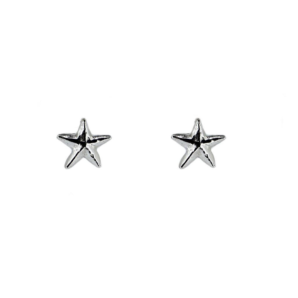 Large Starfish Silver Studs