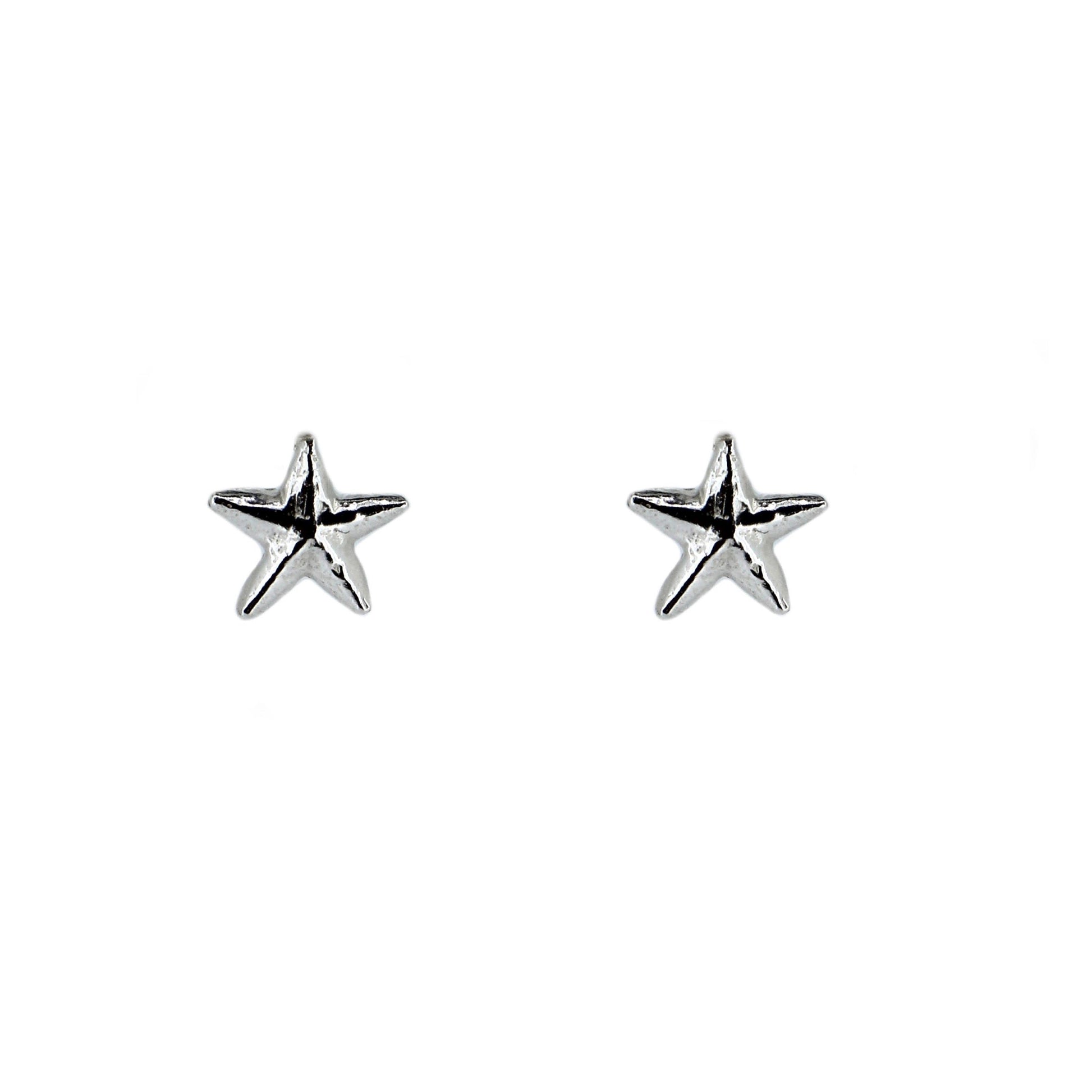 Large Starfish Silver Studs