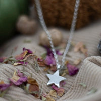 Lucky Charm Star Necklace in Sterling Silver