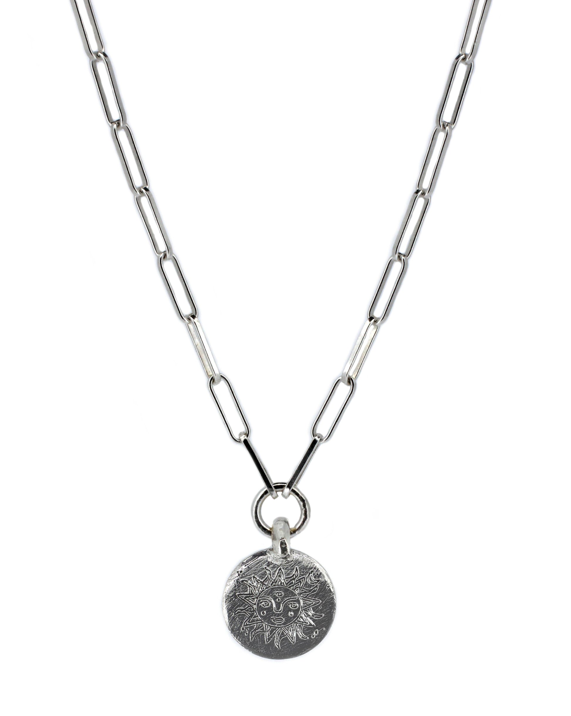 Solstice Trace Chain Necklace in Sterling Silver
