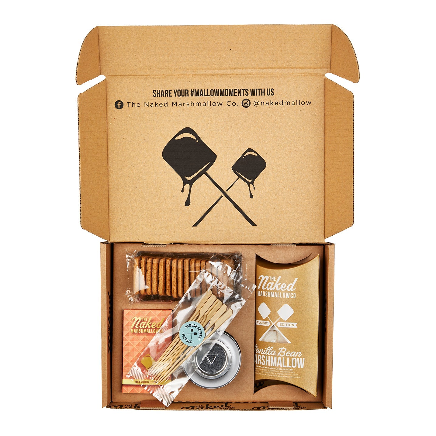 S'mores Gift Set with Marshmallow Toaster and Gourmet Chocolates