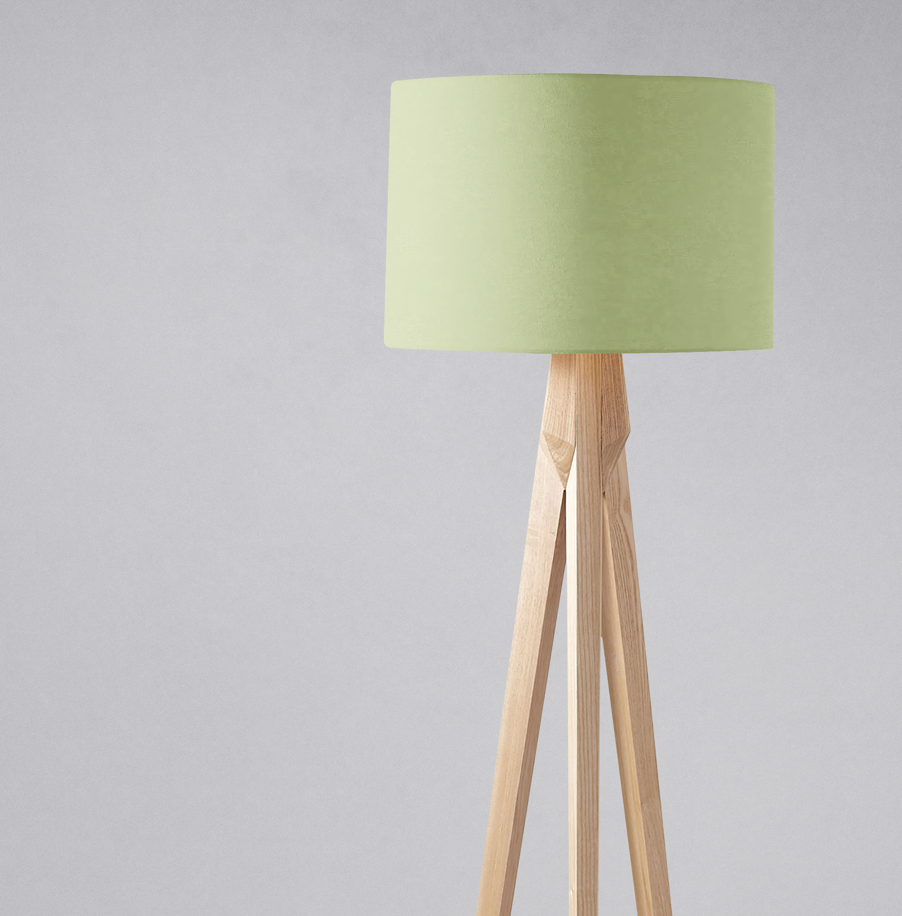 Sage Green Fabric Lampshade for Table or Ceiling Lamp