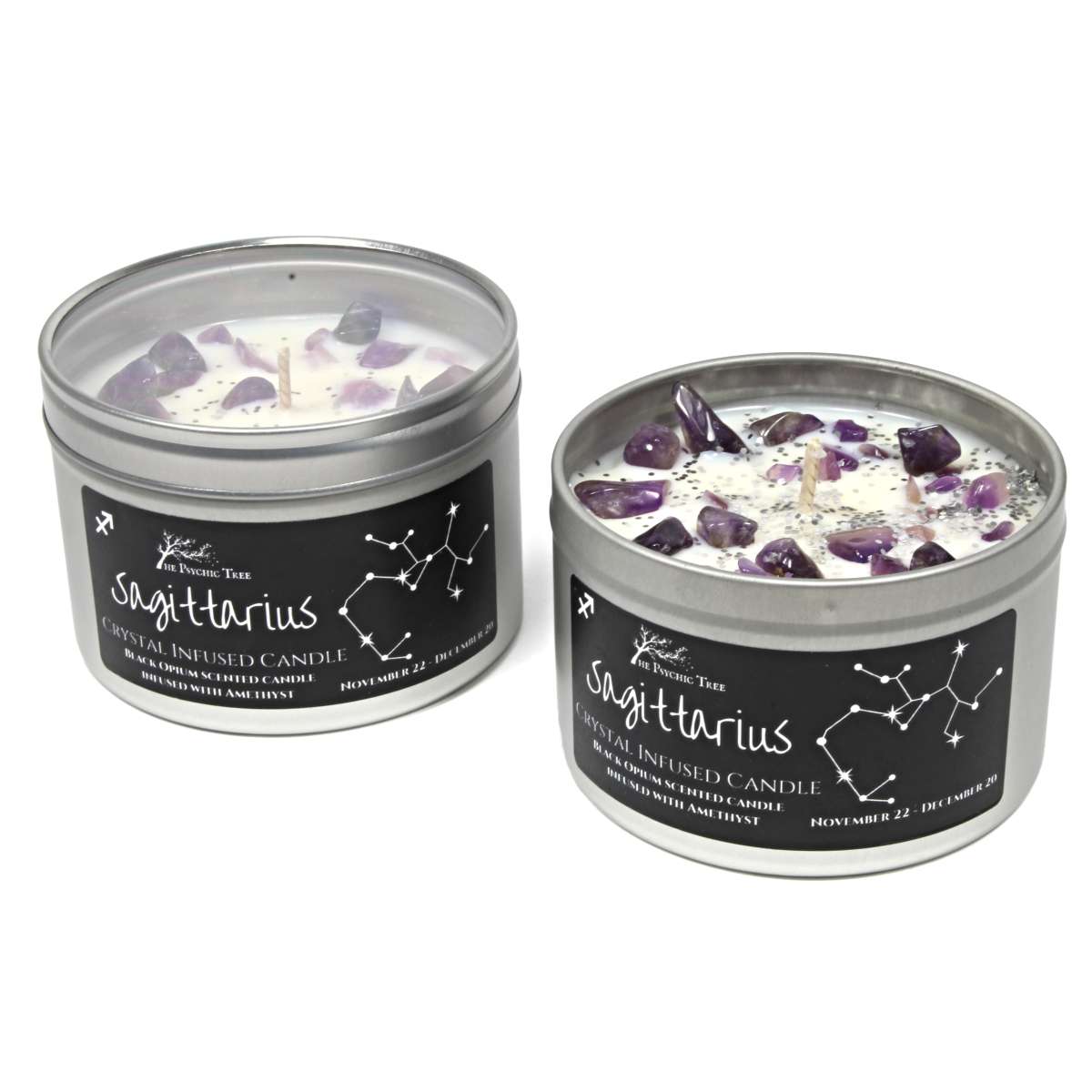 Sagittarius Crystal and Jewellery Scented Candle