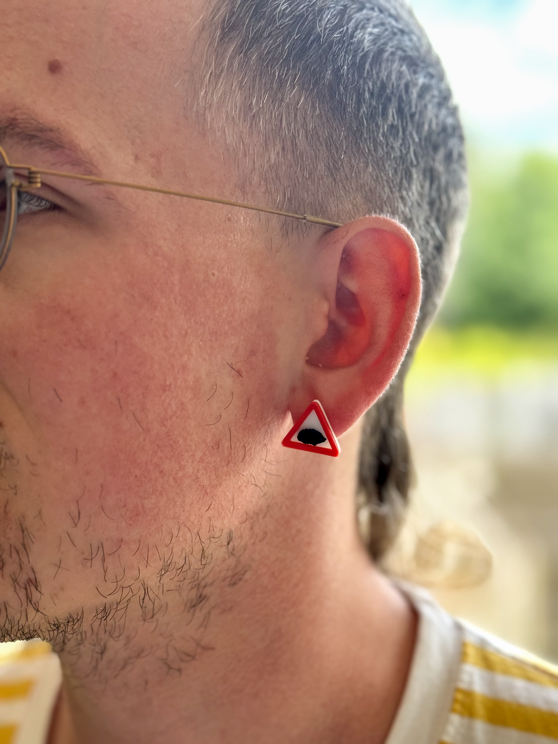 Hedgehog Stud Earring