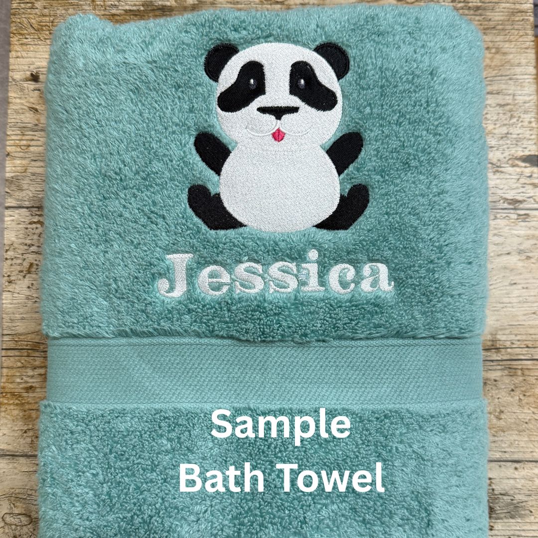 Personalised Owl Towels in Pure Cotton