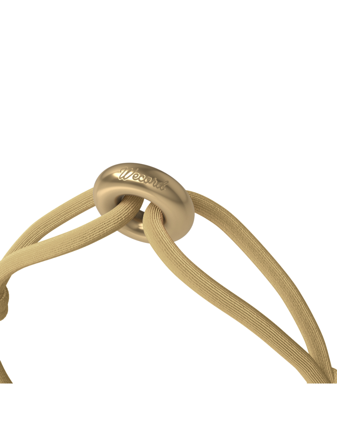 Golden Cord Bracelet Handcrafted in Sterling Silver