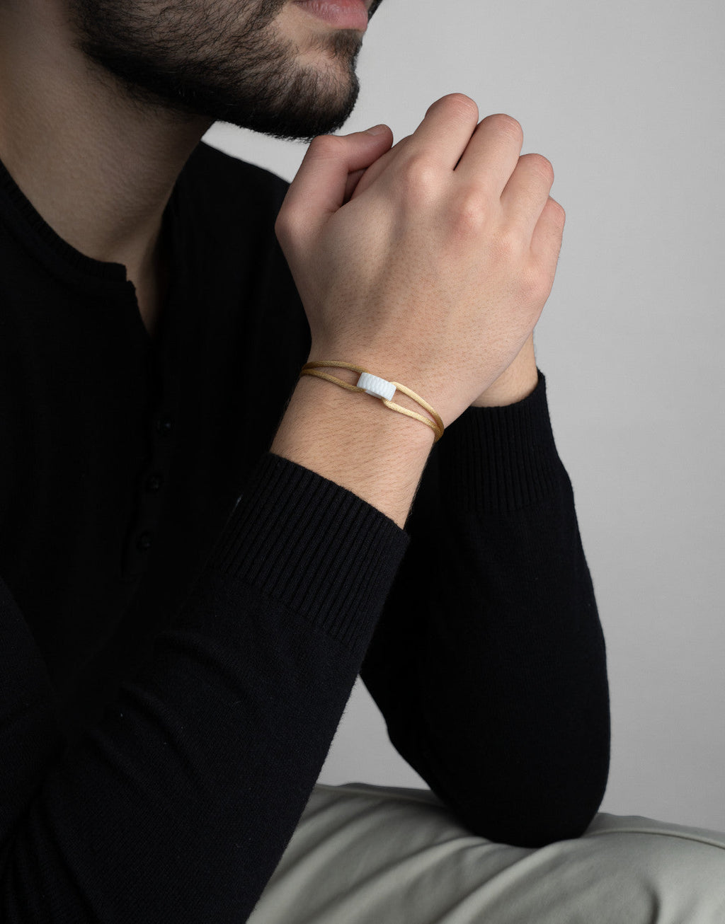 Cord Bracelet in Snow