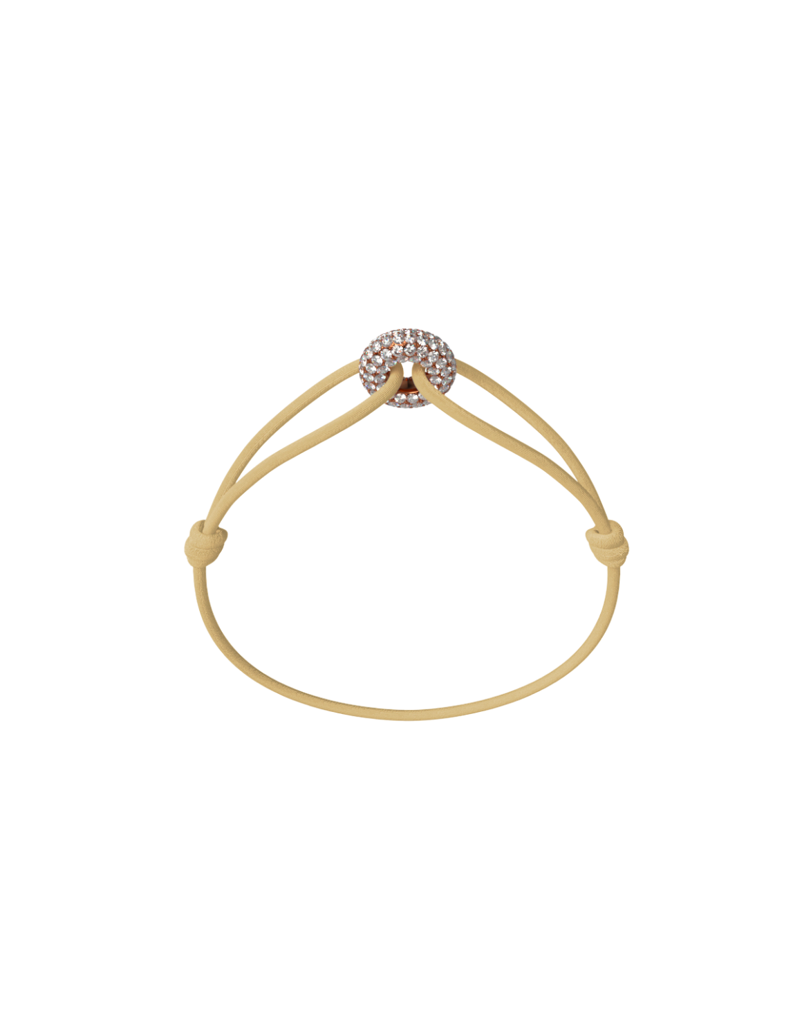 Mini Rose Soho Pave Cord Bracelet