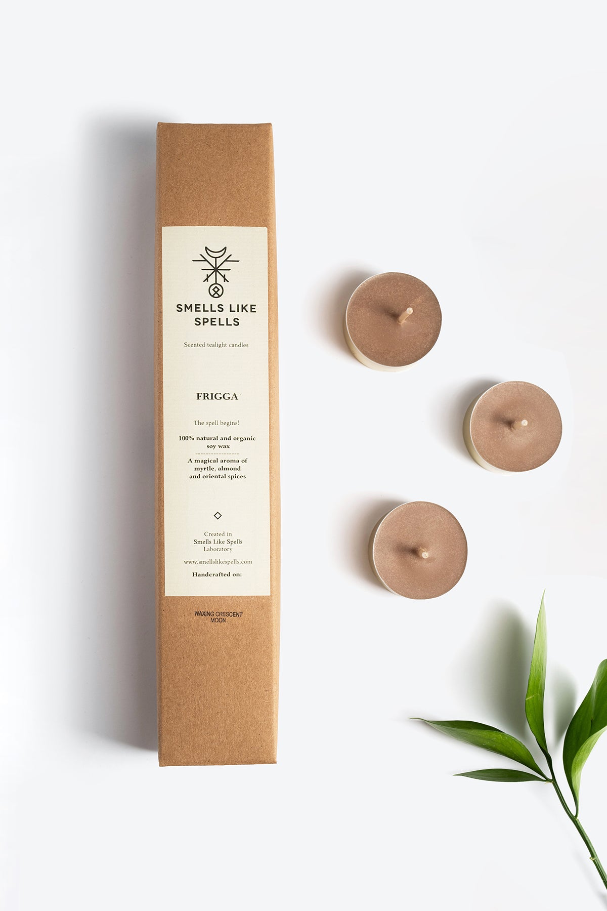 Soy-Wax Tealight Candles for Harmony & Prosperity – Handmade by Smells Like Spells at www.brixbailey.com