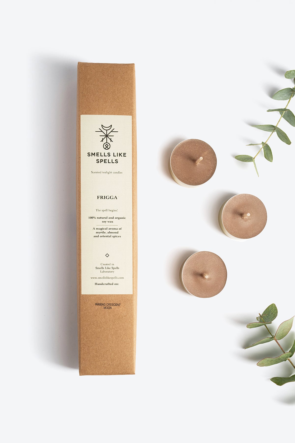 Frigga's Hearth Tealight Candles – Harmony & Protection by Smells Like Spells at www.brixbailey.com