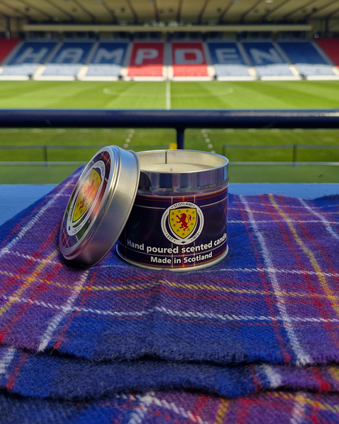 Scotland National Football Team Travel Tin Candle