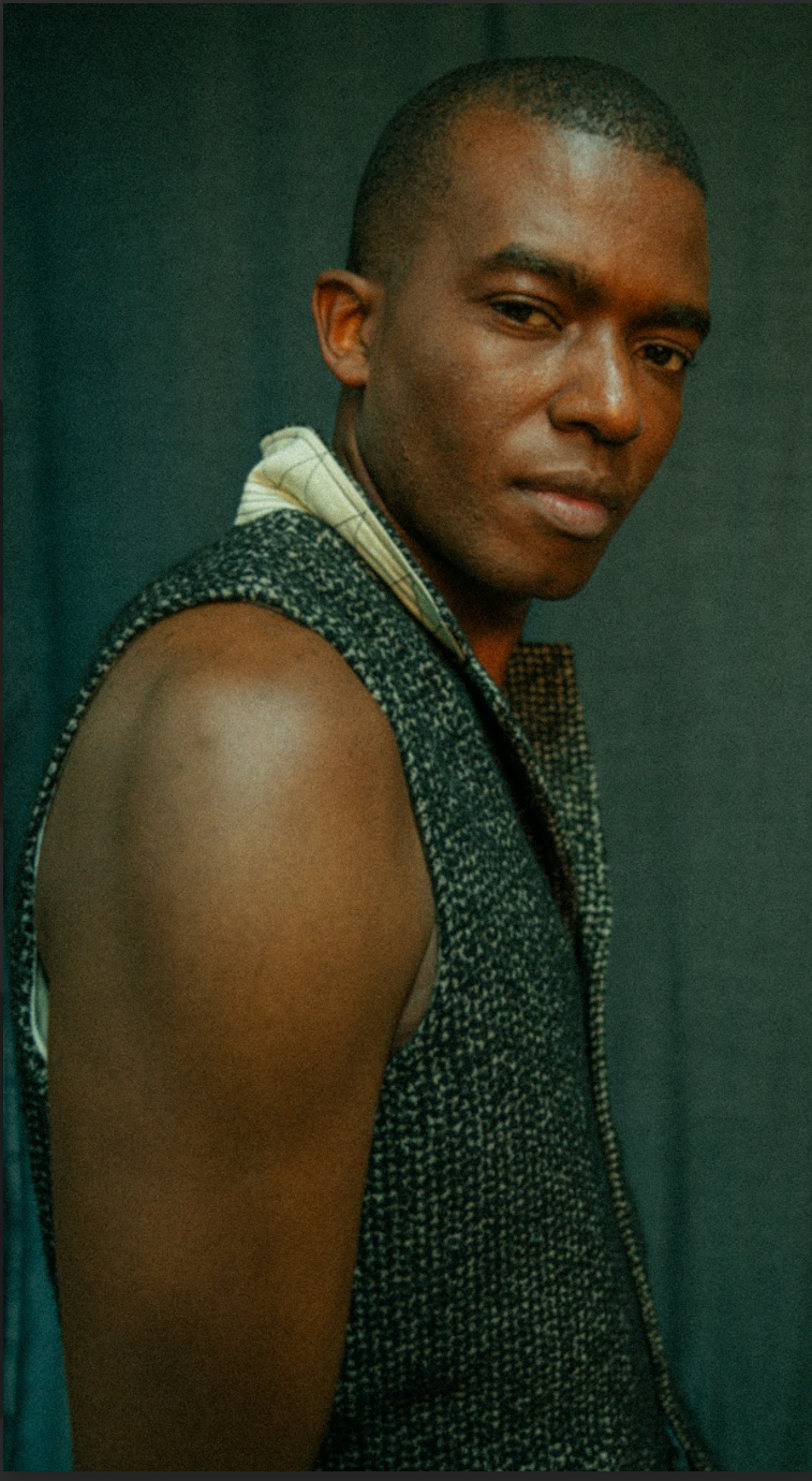 Black and White Bouclé Tweed Waistcoat