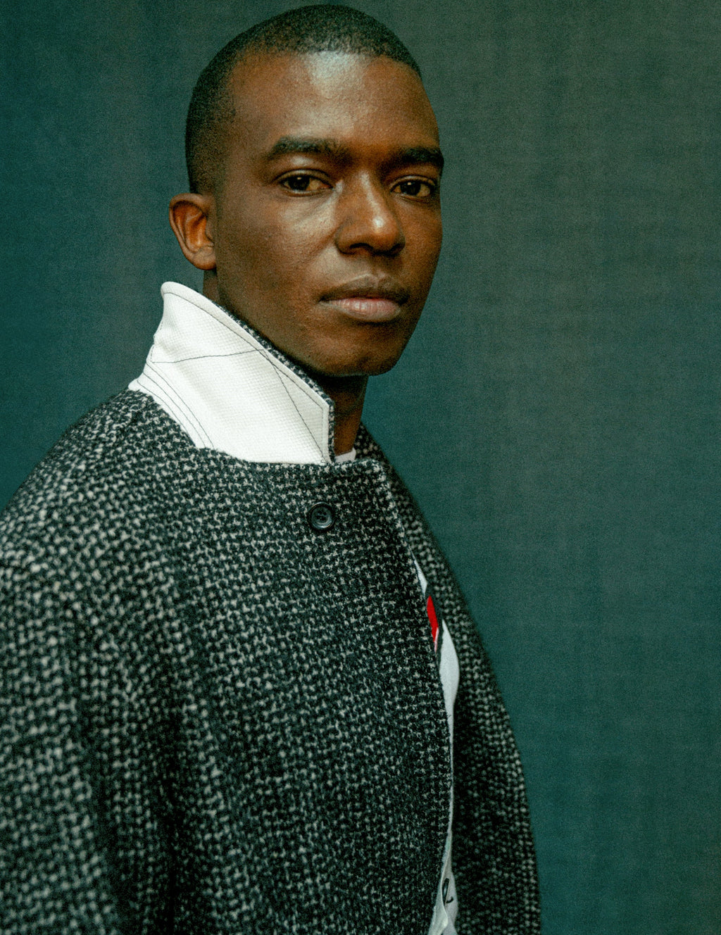 Silverstone Frock Coat Grey and White