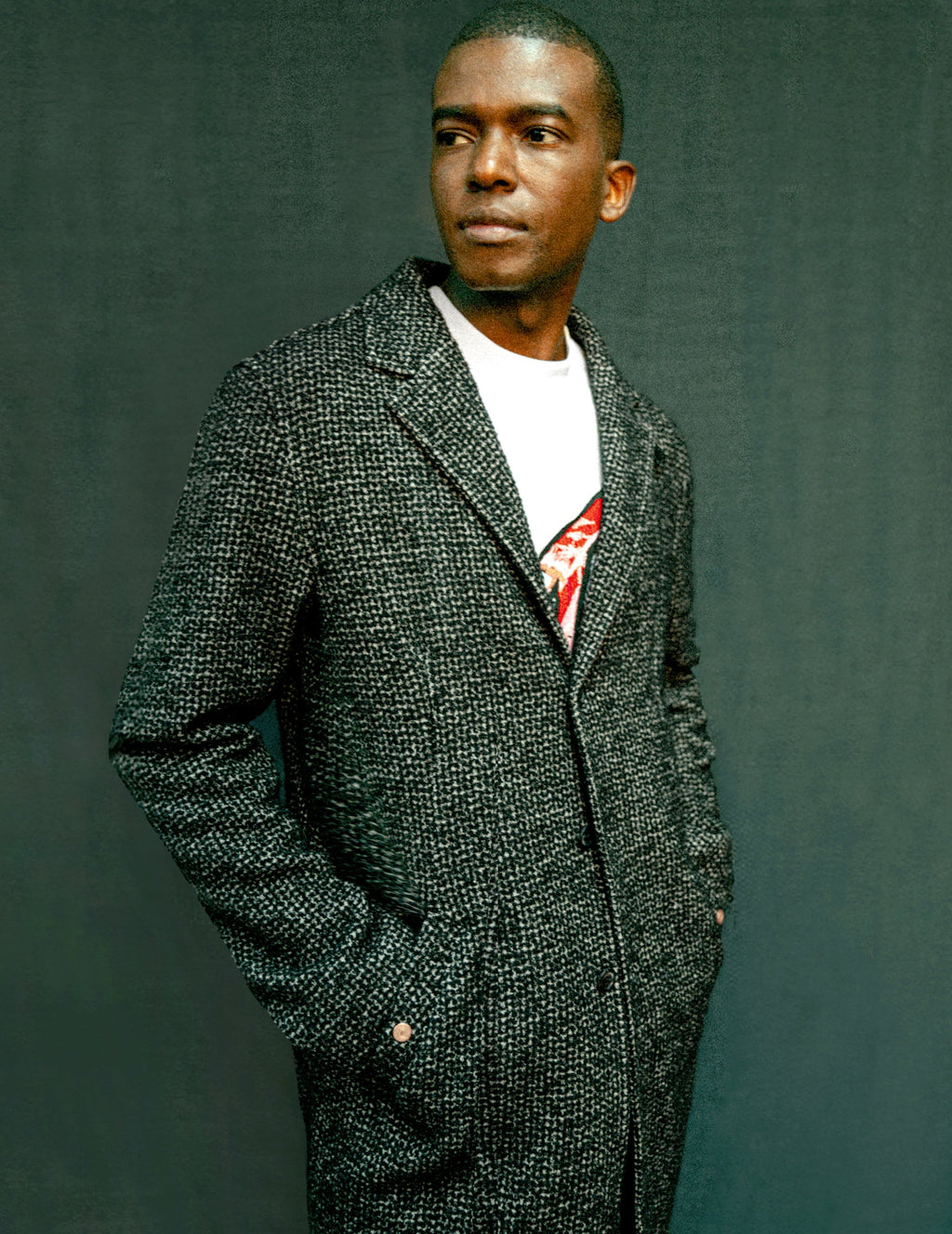 Silverstone Frock Coat Grey and White