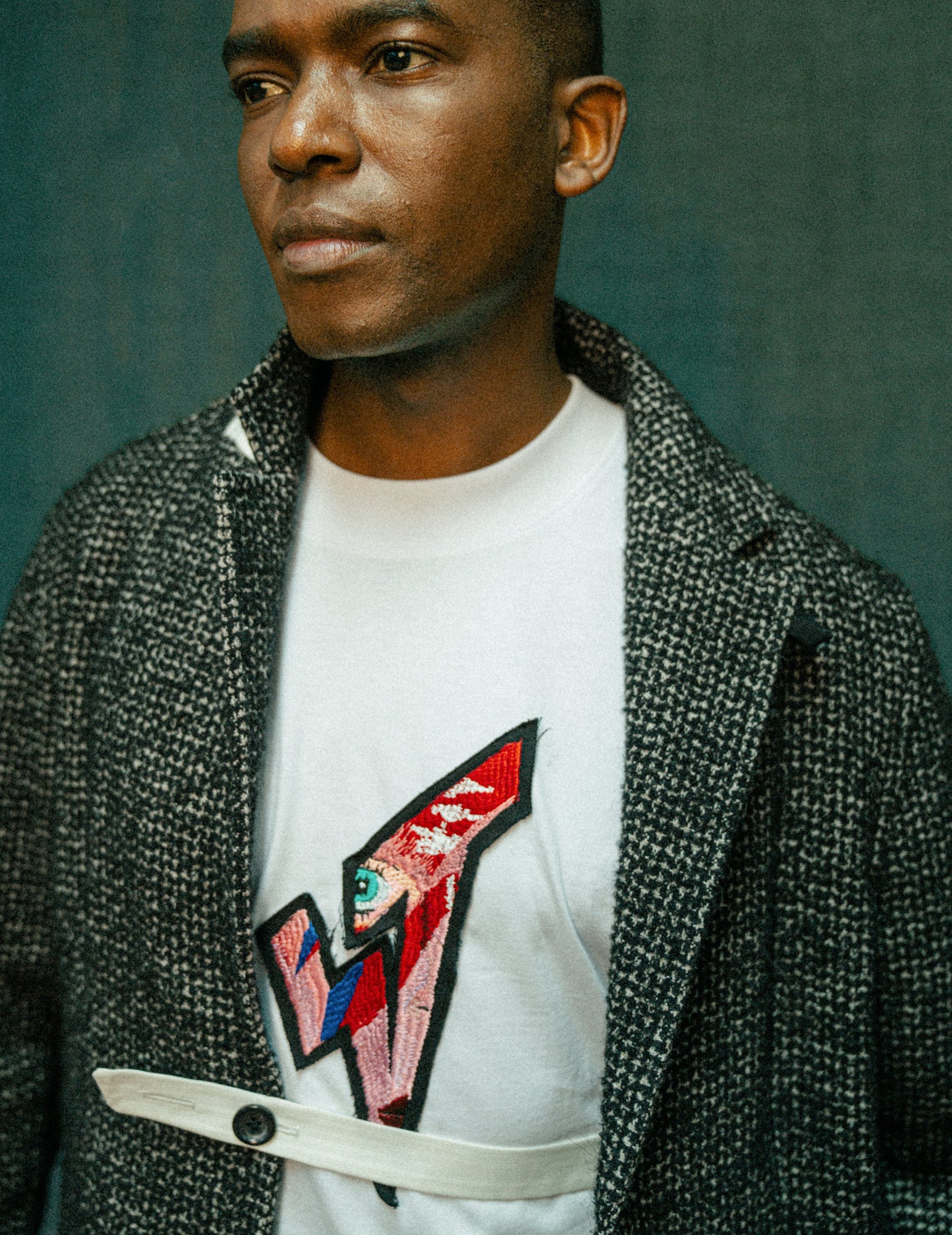 Silverstone Frock Coat Grey and White