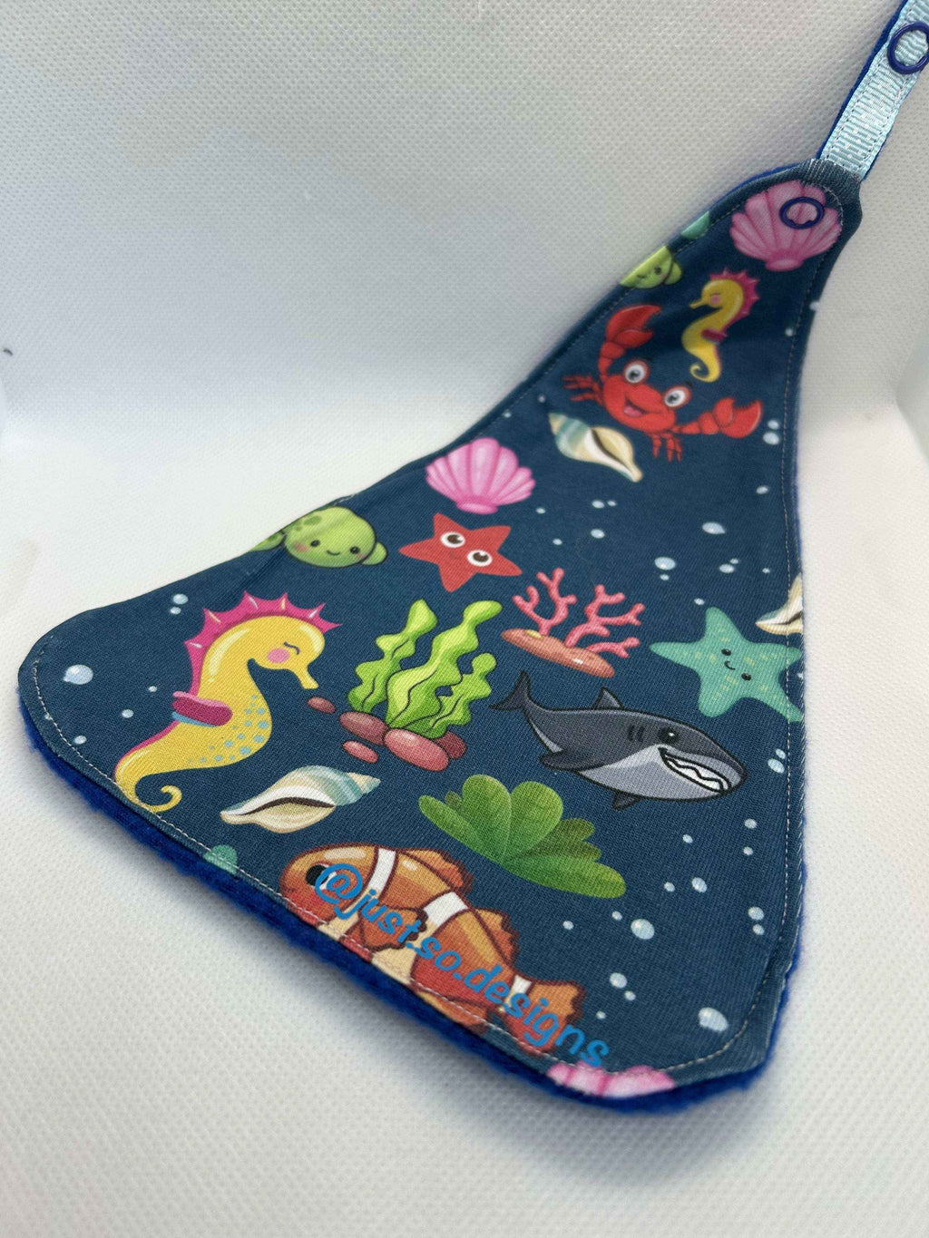 Sea Animal Cotton Jersey Baby Dummy Comforter