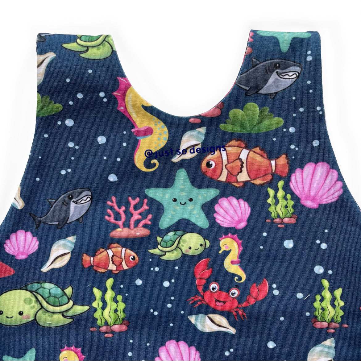 Underwater Sea Animal Romper for Kids
