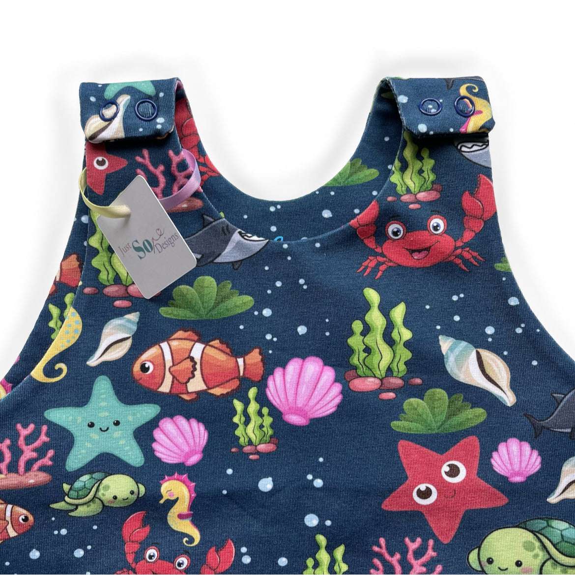 Underwater Sea Animal Romper for Kids