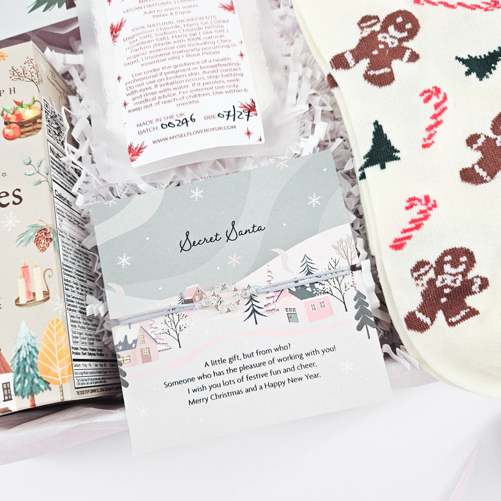 Secret Santa Treats Christmas Gift Box