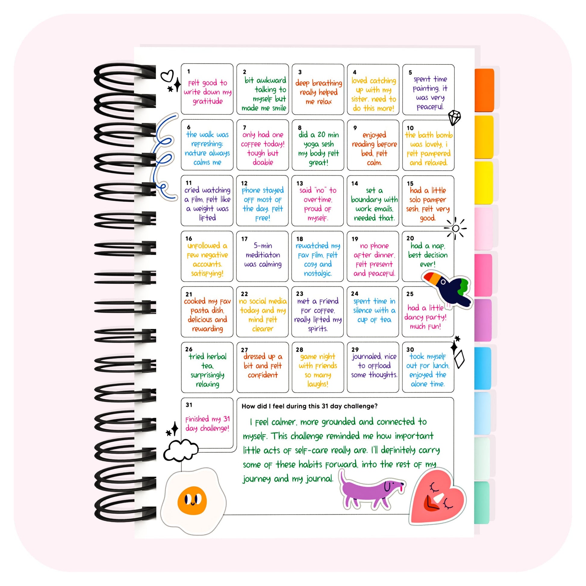 Anxiety Spiral Journal for Daily Reflection