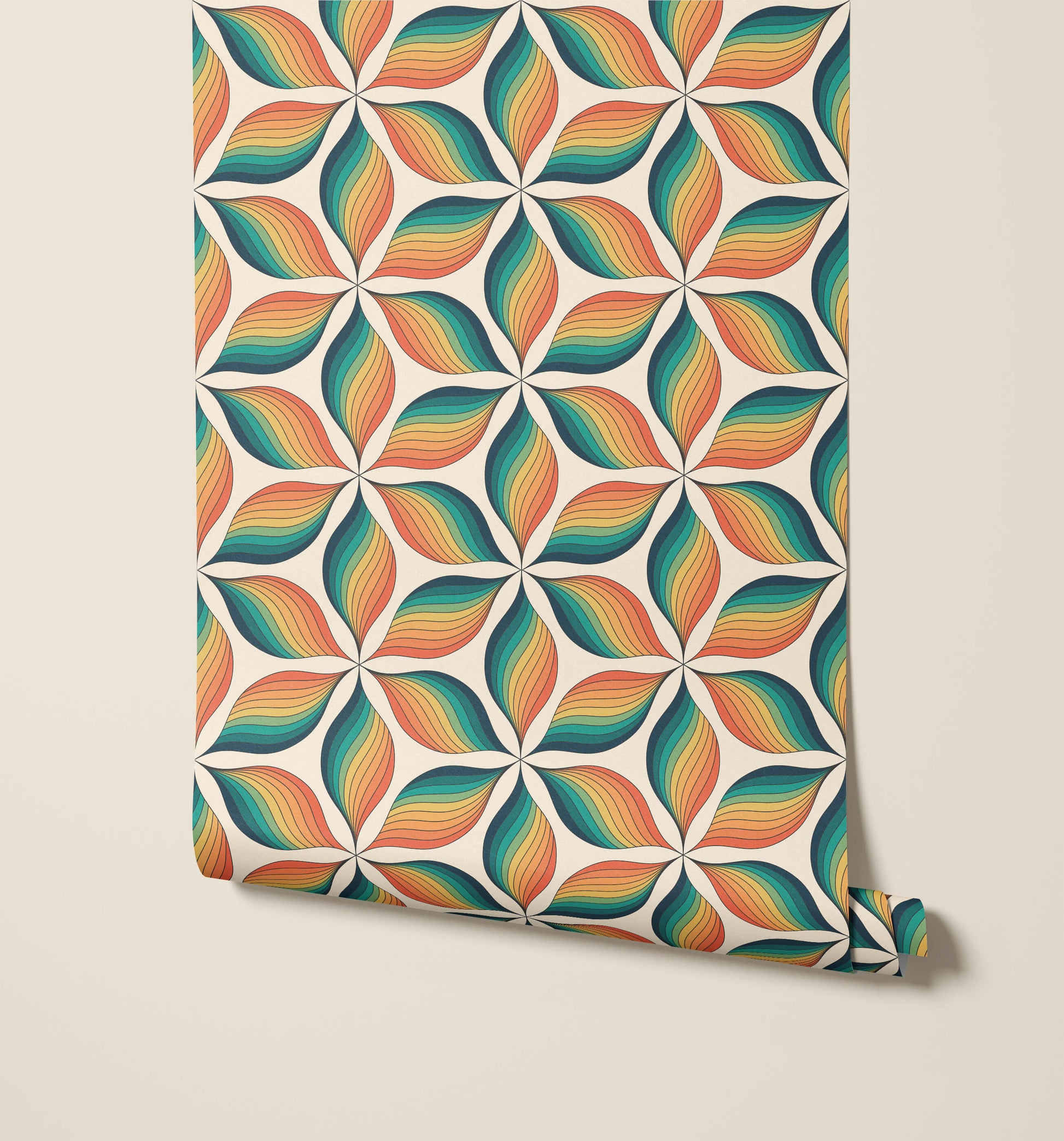 Selma Retro Geometric Pattern Cushion Cover