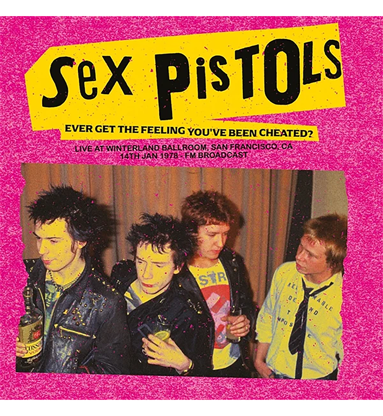 Sex Pistols Ever Get the Feeling You've Been Cheated Winterland 1978 Limited Edition 12 Inch Transparent Teal Vinyl