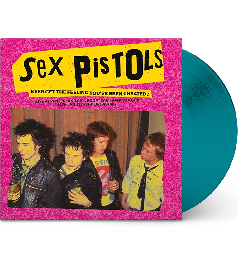 Sex Pistols Ever Get the Feeling You've Been Cheated Winterland 1978 Limited Edition 12 Inch Transparent Teal Vinyl