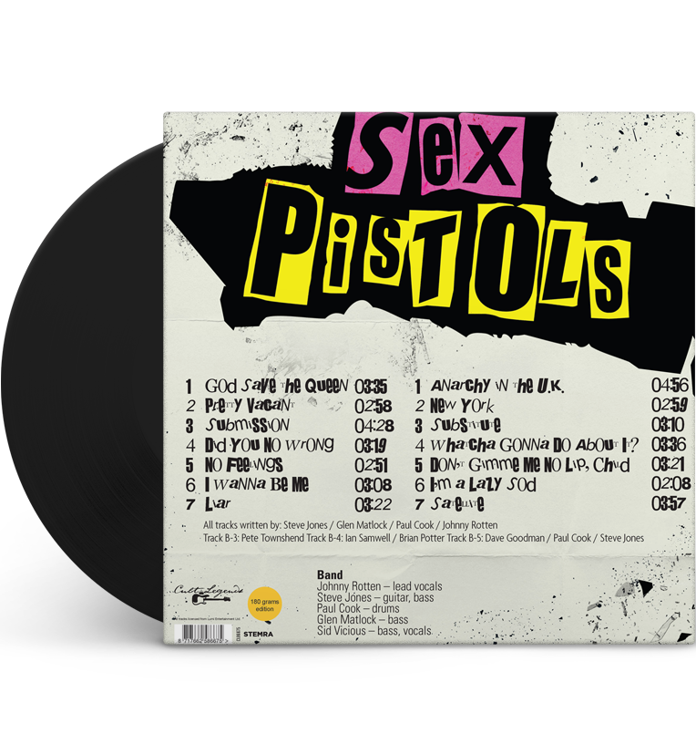 Sex Pistols Agents of Anarchy 12 Inch Vinyl Album 180g