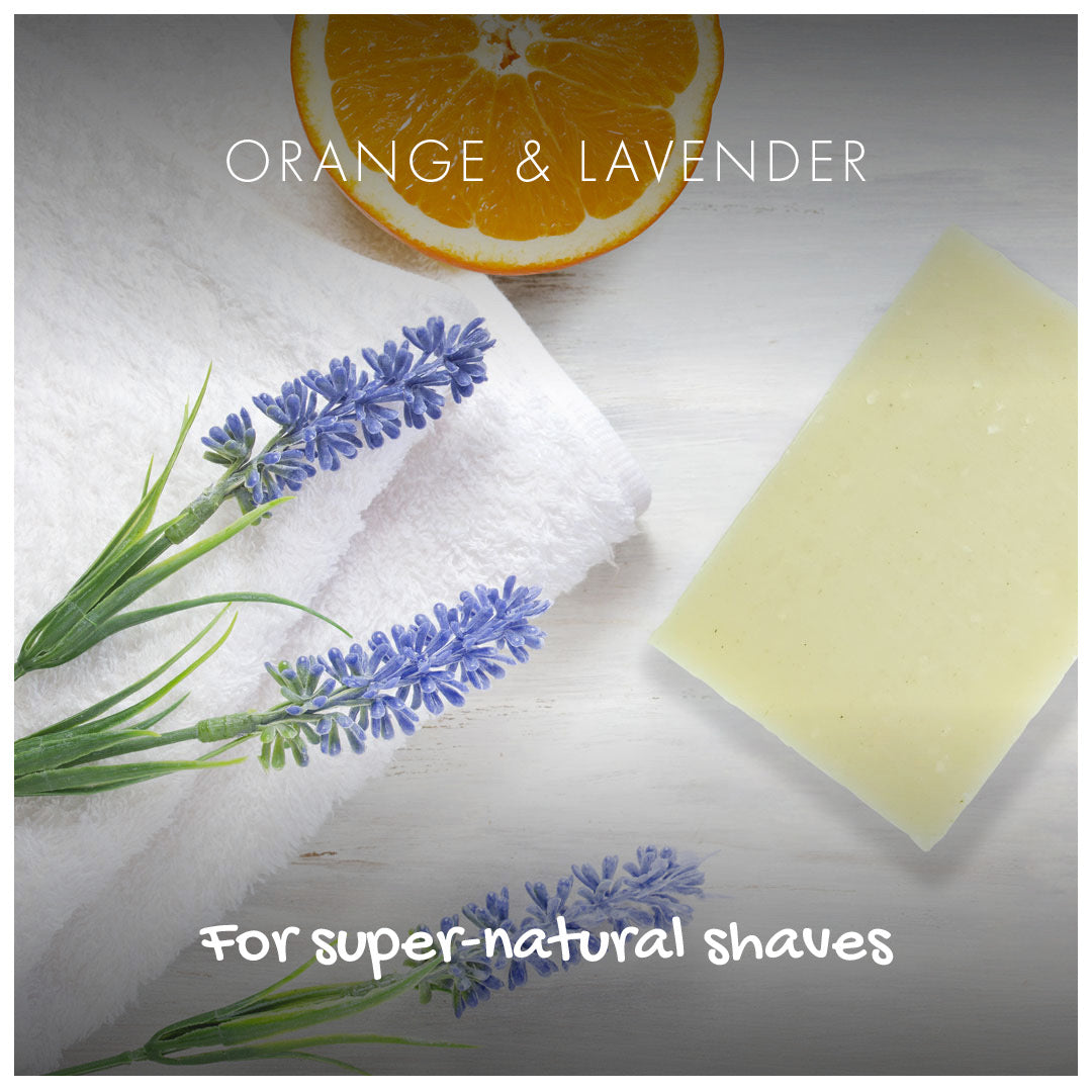 Orange and Lavender Shaving Bar