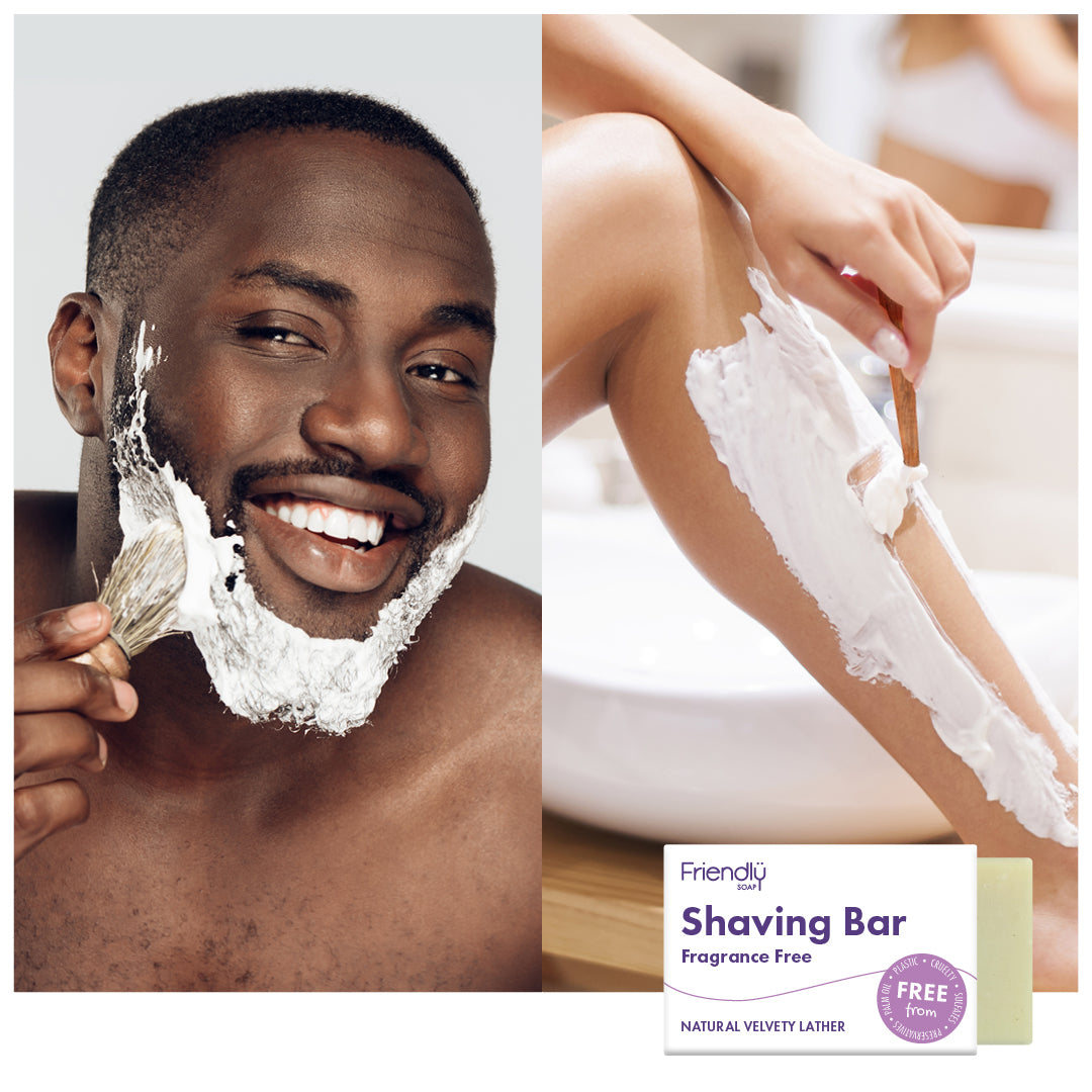 Fragrance Free Shaving Bar for Sensitive Skin
