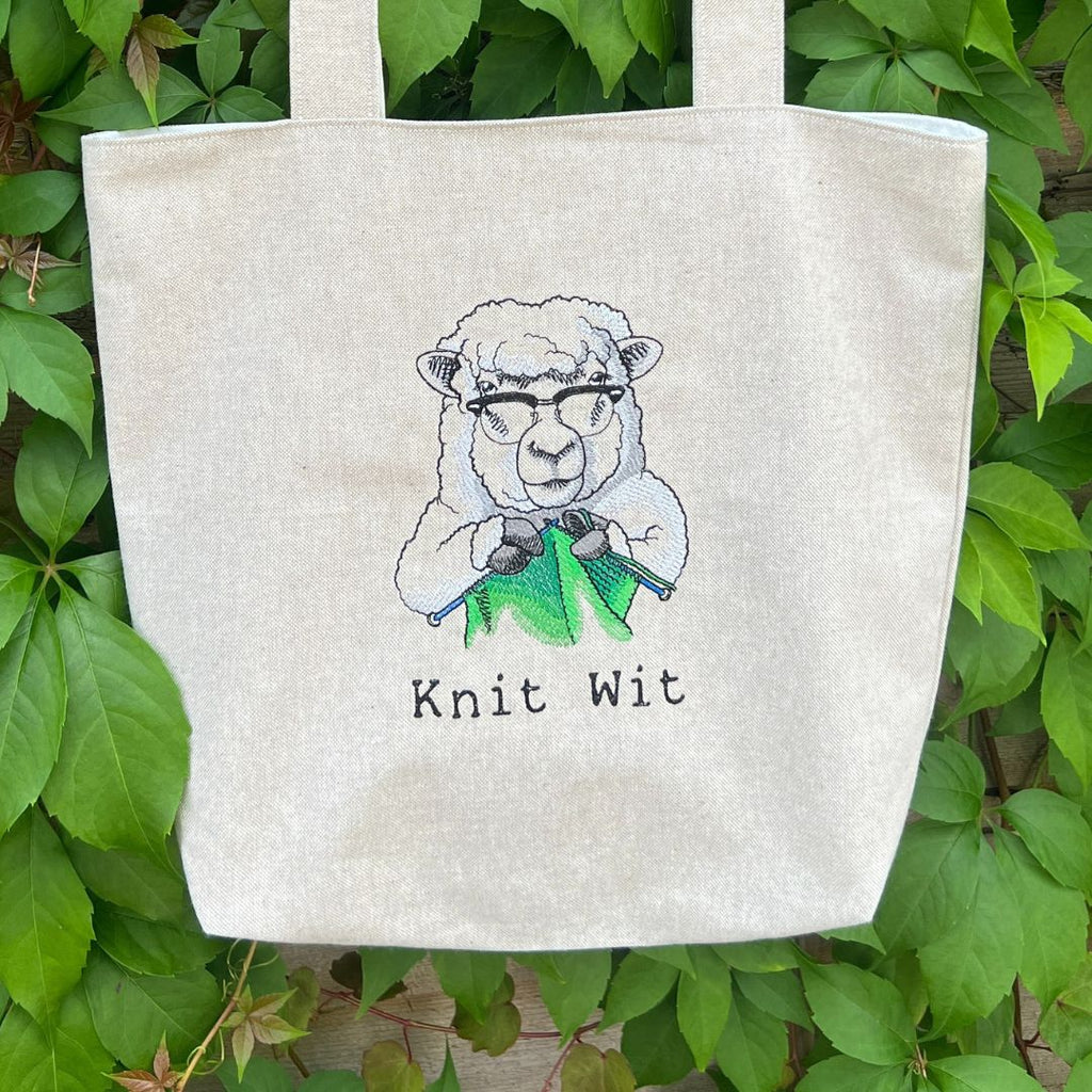 Sheep Knit Wit Tote Bag