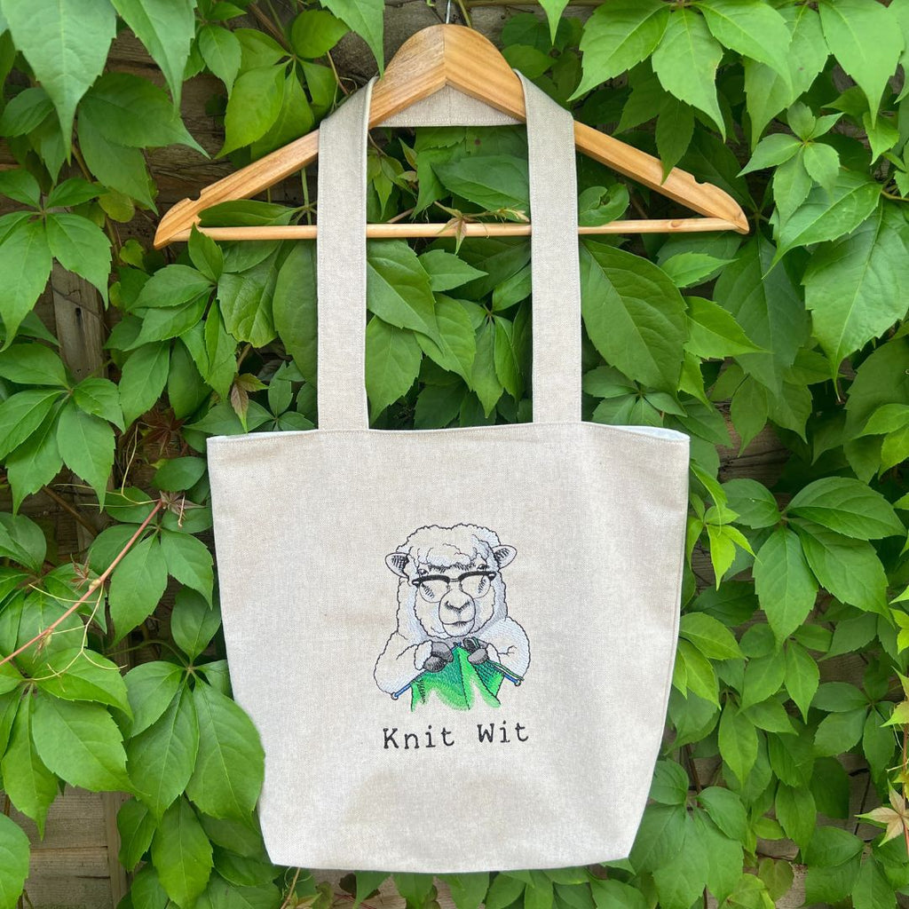 Sheep Knit Wit Tote Bag