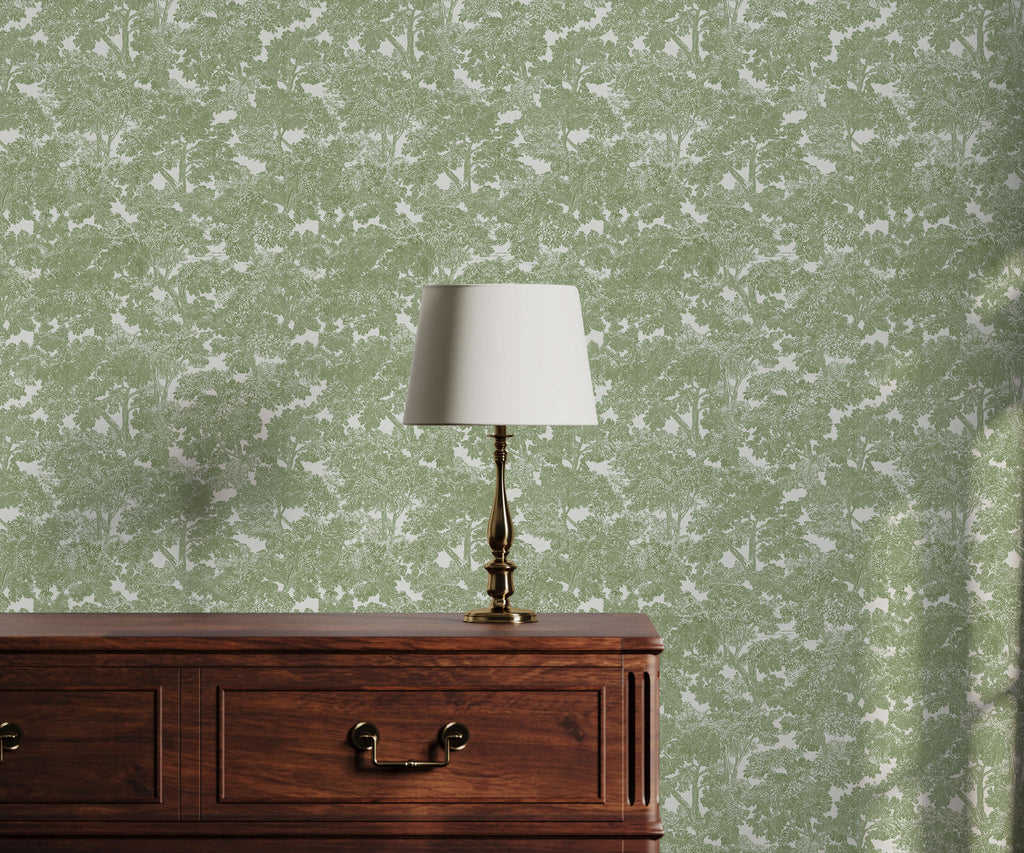 Sherwood Tree Pattern Wallpaper