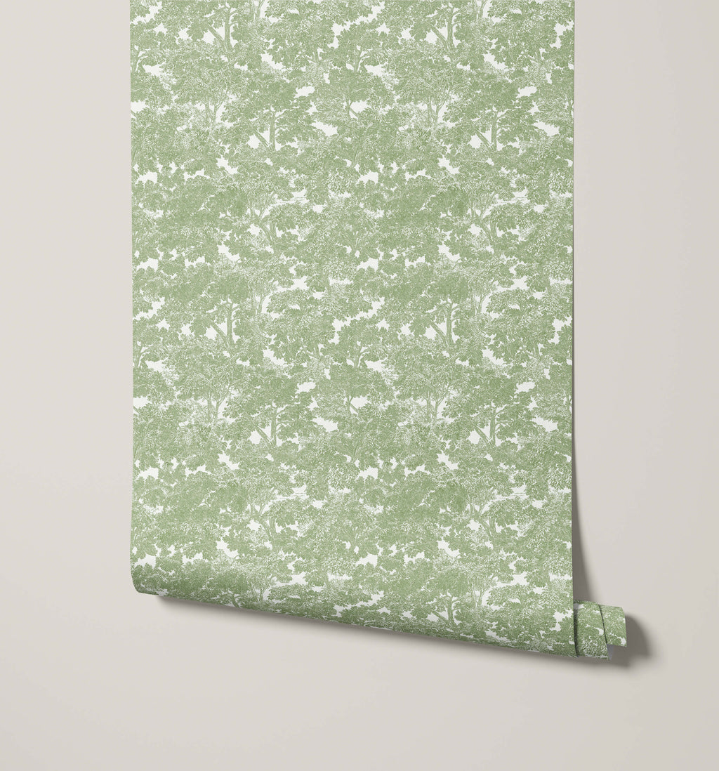 Sherwood Tree Pattern Wallpaper