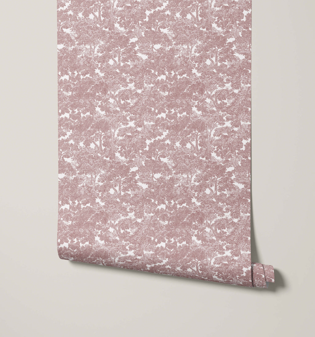 Sherwood Tree Pattern Wallpaper