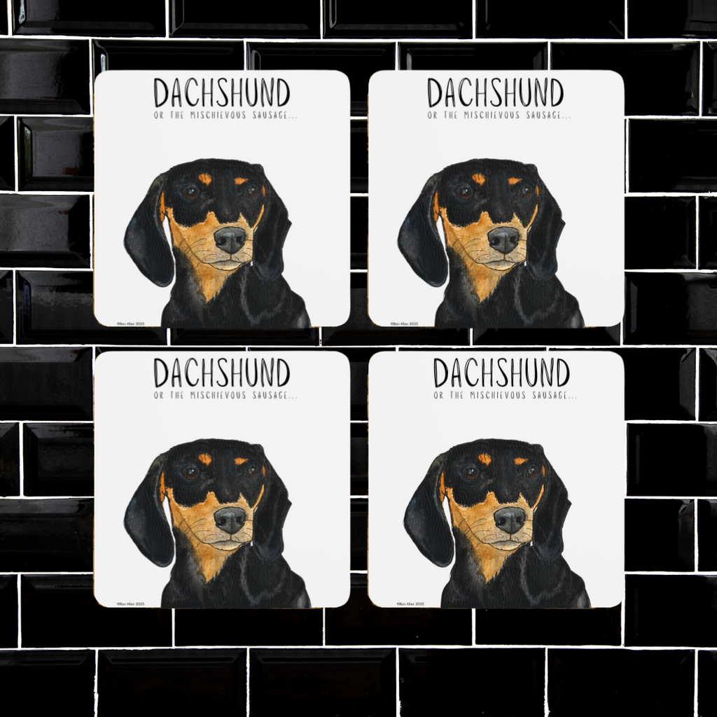Dachshund Coaster Set of 4