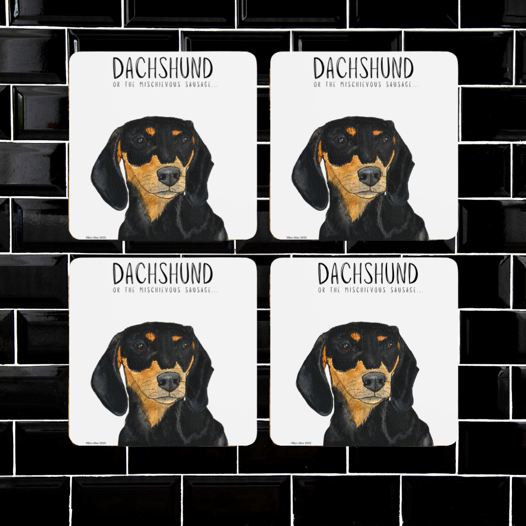 Dachshund Coaster Set of 4
